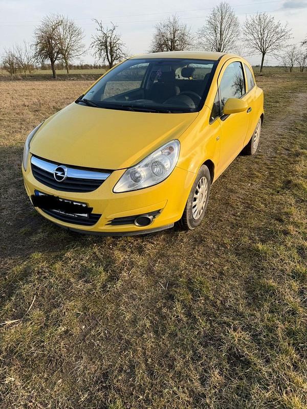 Gebraucht Opel Corsa 60 PS (44 kW) 2010 Gelb Kleinwagen