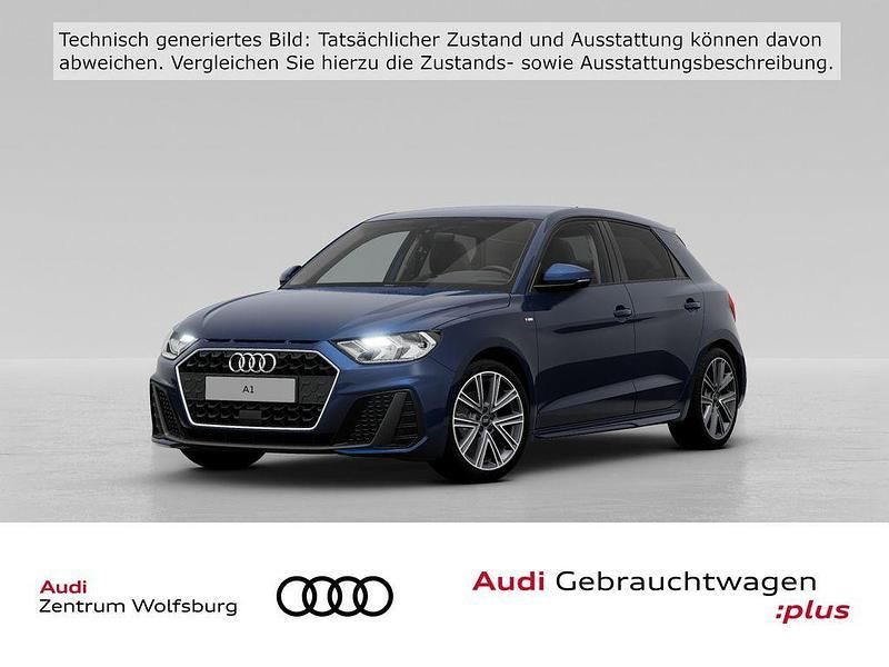 Blau Gebraucht 2024 Audi A1 Sportback S-Line Kleinwagen | 24.980 € (Superpreis) - Bild 1/3