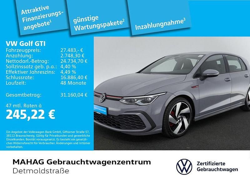 Mondsteingrau Gebraucht 2022 VW Golf VIII GTI Limousine | 26.994 € (Guter Preis) - Bild 1/2