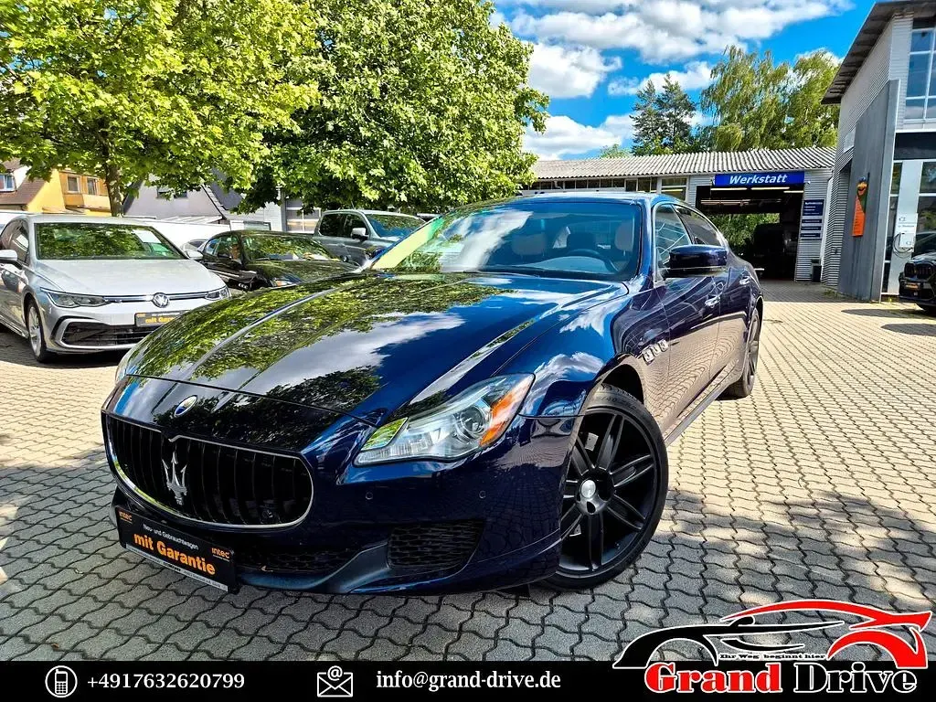 Gebraucht Maserati Quattroporte 409 PS (300 kW) 2014 Blau Limousine