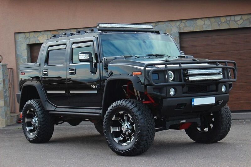Schwarz Gebraucht 2008 Hummer H2 SUV | 41.000 € (Teuer) - Bild 1/4