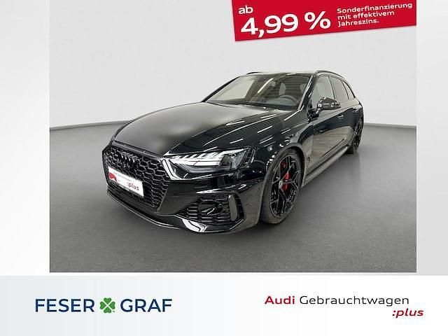 Mythosschwarz metallic Gebraucht 2023 Audi RS4 Ambiente Kombi | 76.980 € (Fairer Preis) - Bild 1/2