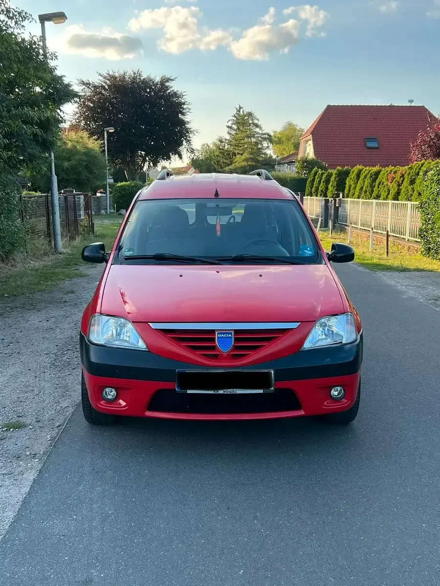 Gebraucht Dacia Logan MCV 75 PS (55 kW) 2008 Rot Kombi