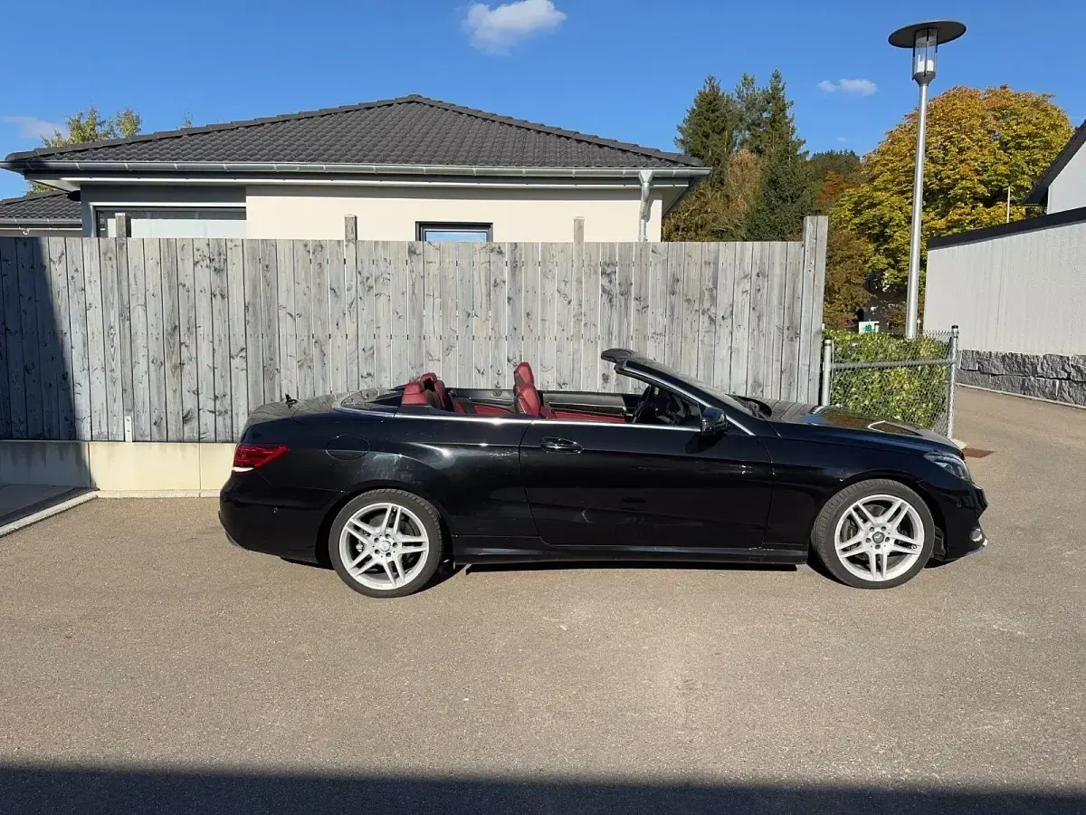 Usata Mercedes E350 252 CV (185 kW) 2014 Nero Cabrio