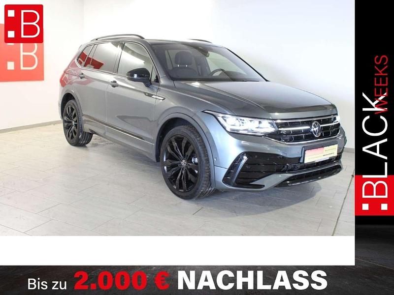 Grau Gebraucht 2023 VW Tiguan Allspace R-line SUV | 47.490 € (Teuer) - Bild 1/3