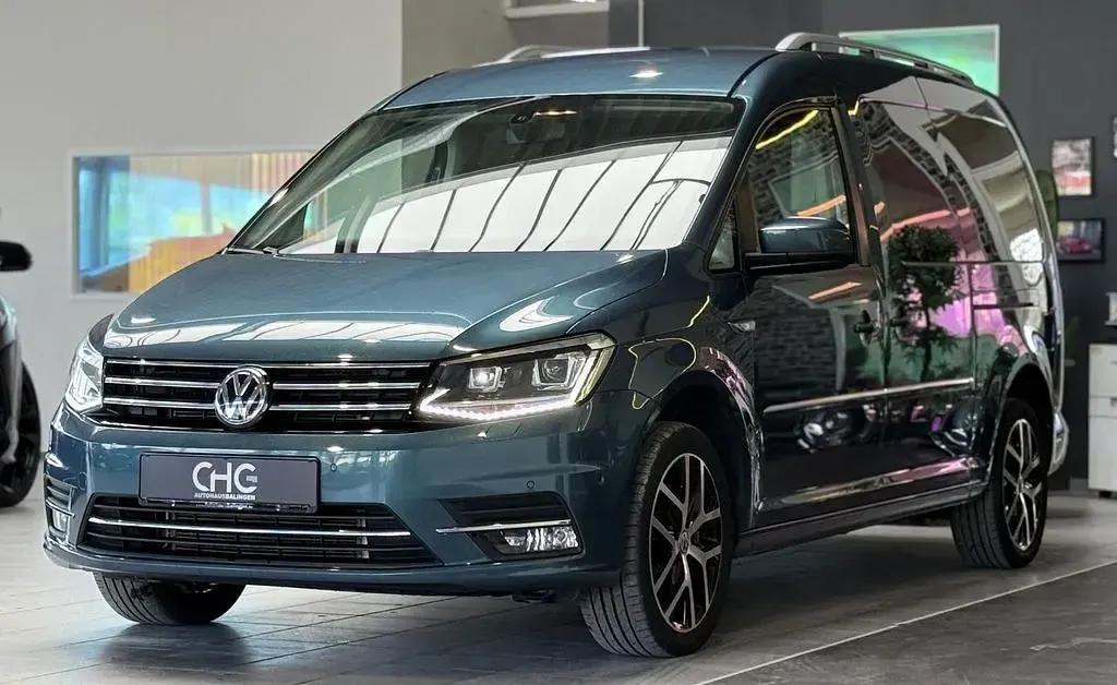 Brugt VW Caddy Maxi Highline 150 HK (110 kW) 2017 Grøn MPV