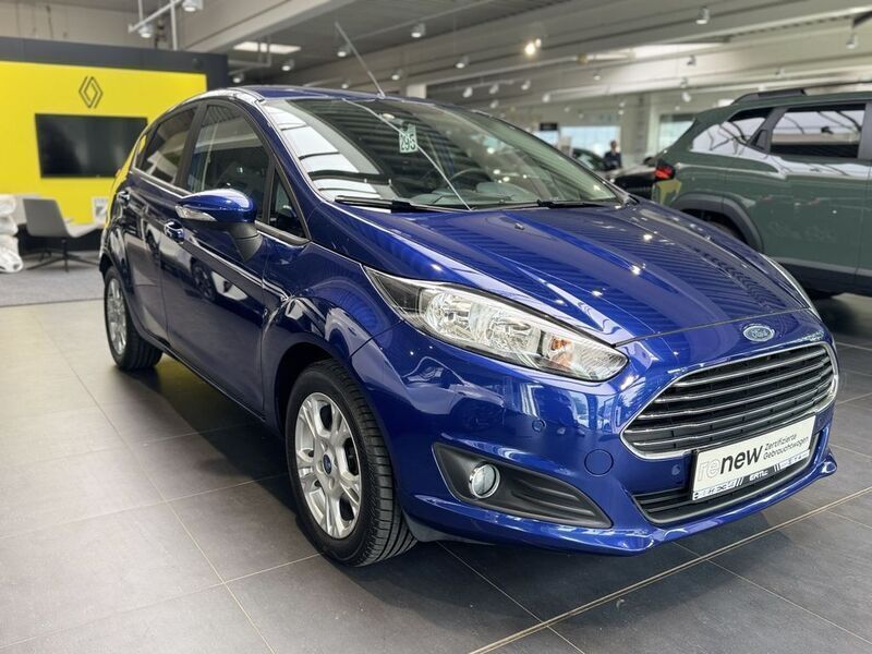 Gebraucht Ford Fiesta SYNC Edition 101 PS (74 kW) 2014 Blau Kleinwagen