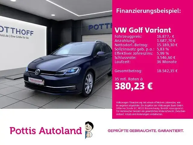 Gebraucht VW Golf VII Highline 150 PS (110 kW) 2020 Kombi