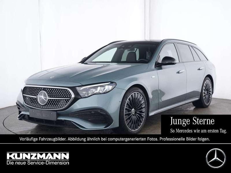 Verdesilber metallic Gebraucht 2025 Mercedes E300 AMG Kombi | 58.389 € (Guter Preis) - Bild 1/4