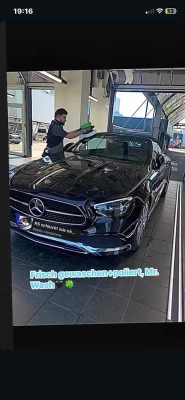 Schwarz Gebraucht 2020 Mercedes E200 Cabrio | 29.000 € (Superpreis) - Bild 1/4