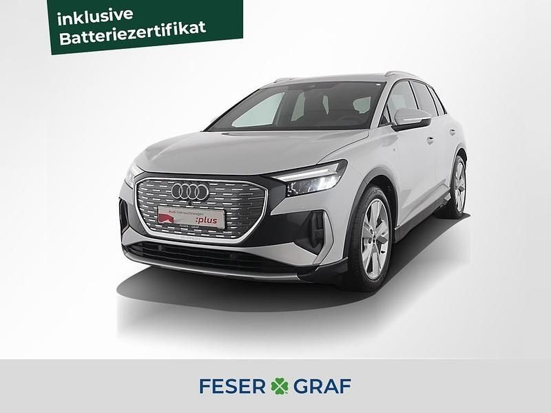 Gletscherweiß Gebraucht 2022 Audi Q4 e-tron Ambiente SUV | 32.850 € (Fairer Preis) - Bild 1/4