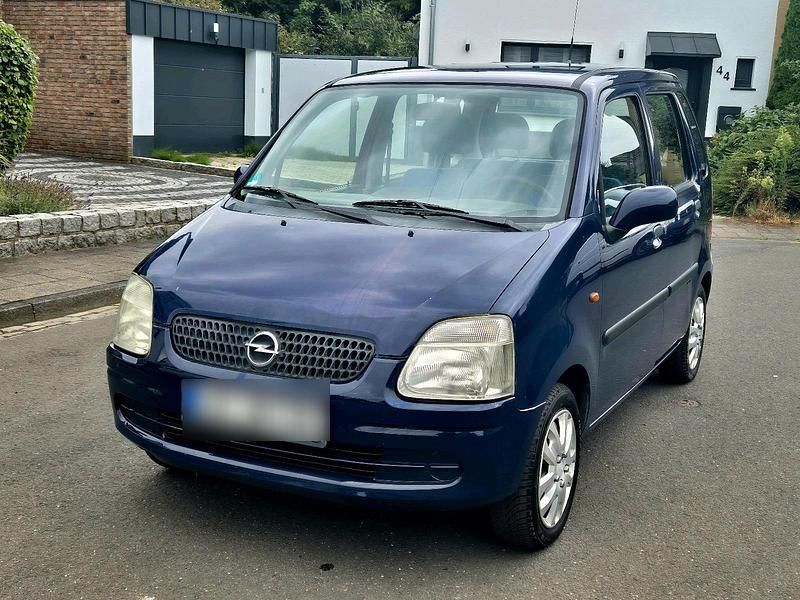 Blau Gebraucht 2002 Opel Agila Kleinwagen | 1.499 € (Fairer Preis) - Bild 1/4