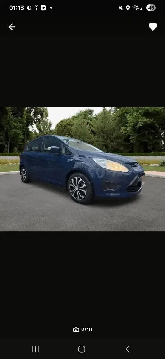Gebraucht Ford C-MAX 100 PS (73 kW) 2013 Blau Van / Kleinbus