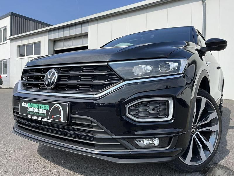Schwarz Gebraucht 2020 VW T-Roc Cabriolet R-line Cabrio | 28.860 € (Teuer) - Bild 1/4
