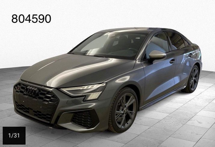 Grey metallic Gebraucht 2022 Audi S3 Sport Limousine | 35.450 € (Superpreis) - Bild 1/4