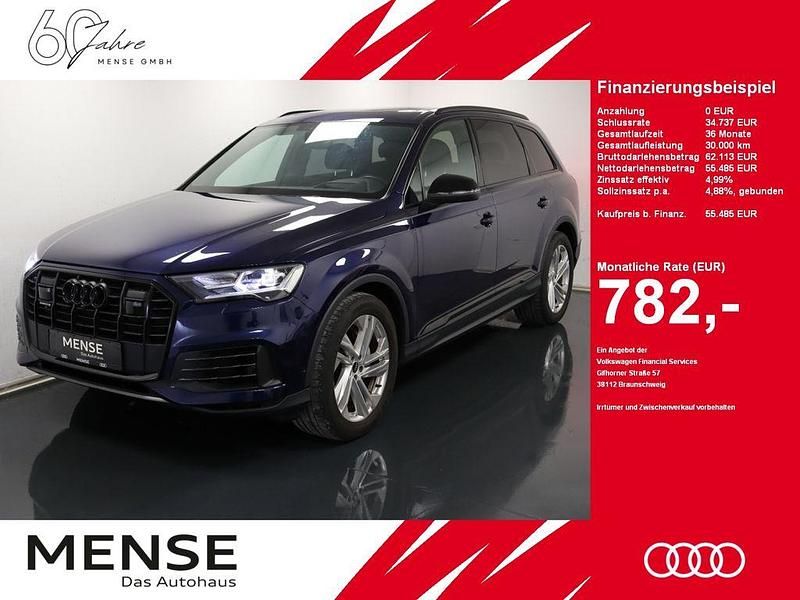 Navarrablau Gebraucht 2022 Audi Q7 S-Line SUV | 55.485 € (Fairer Preis) - Bild 1/4