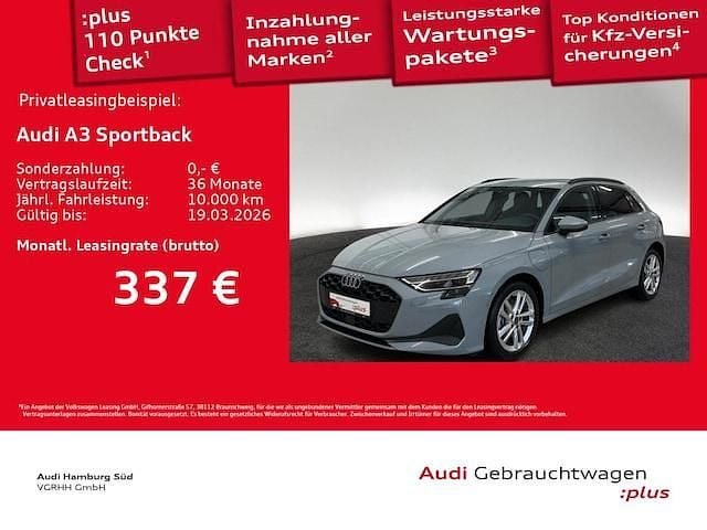 Gebraucht Audi A3 Sportback e-tron Ambiente 204 PS (150 kW) 2025 Pfeilgrau perleffekt Kleinwagen