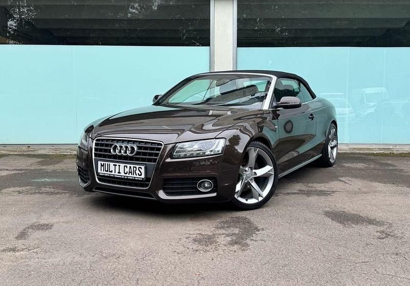 Braun Gebraucht 2010 Audi A5 Cabriolet S-Line Cabrio | 12.490 € (Fairer Preis) - Bild 1/4
