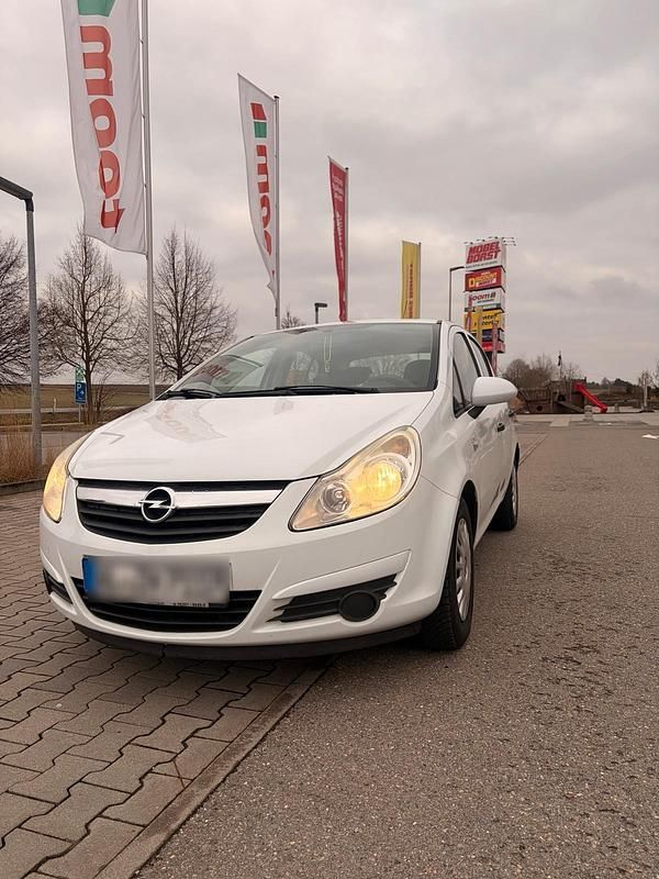 Gebraucht Opel Corsa 60 PS (44 kW) 2009 Weiß Kleinwagen
