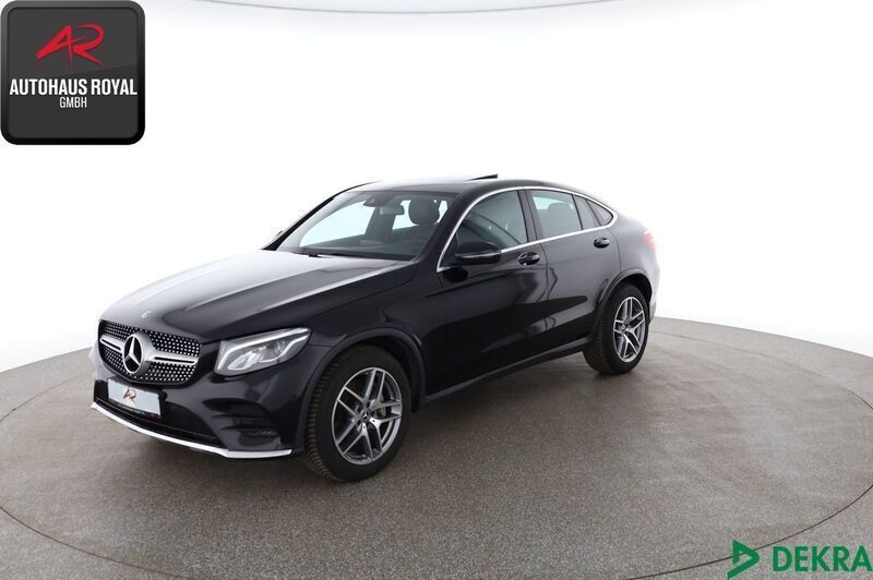 Schwarz Gebraucht 2018 Mercedes GLC220 AMG Coupé | 35.780 € (Fairer Preis) - Bild 1/4