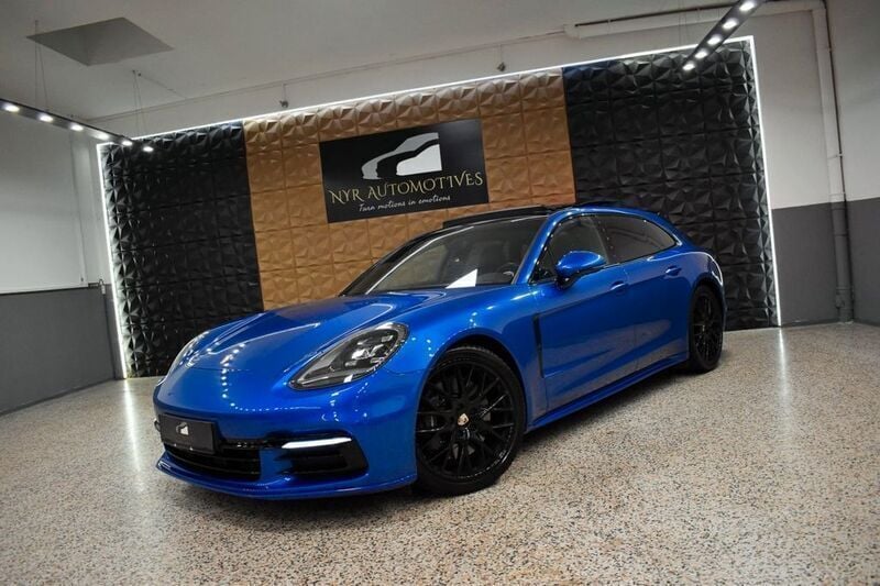 Blau Gebraucht 2018 Porsche Panamera 4 Sport Turismo Limousine | 57.990 € (Superpreis) - Bild 1/4