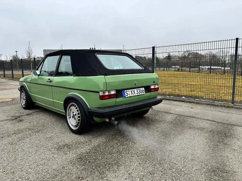 Gebraucht VW Golf Cabriolet 75 PS (55 kW) 1989 Grün Cabrio