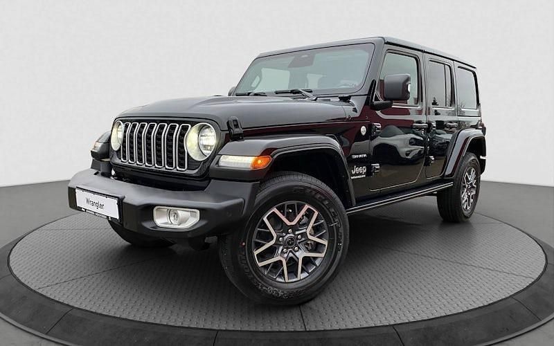 Schwarz Neu 2025 Jeep Wrangler Sahara SUV | 58.770 € (Superpreis) - Bild 1/4