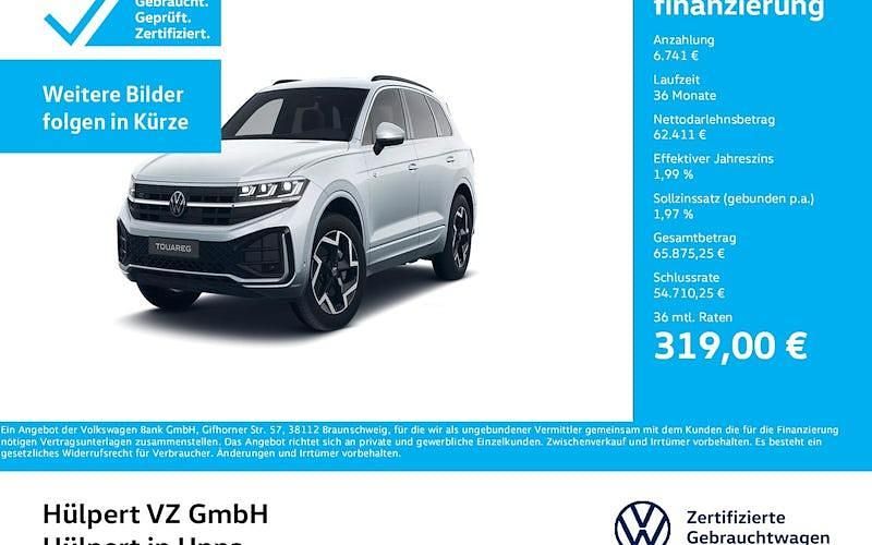 Silber Gebraucht 2024 VW Touareg R-line SUV | 69.152 € (Guter Preis) - Bild 1/4