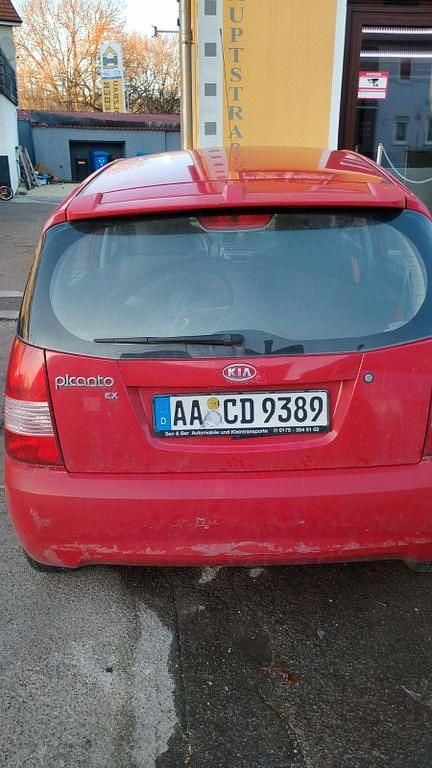 Rot Gebraucht 2004 Kia Picanto Vision Kleinwagen | 1.400 € (Fairer Preis) - Bild 1/2