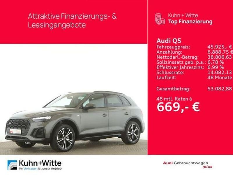 Gebraucht Audi Q5 S-Line 204 PS (150 kW) 2023 Grau SUV