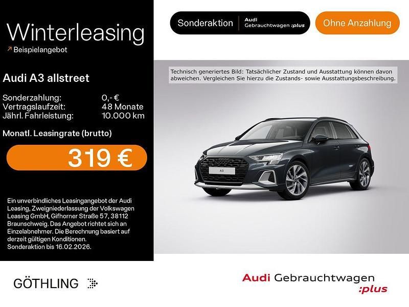 Manhattangrau metallic Gebraucht 2025 Audi A3 Ambiente Limousine | 36.880 € (Fairer Preis) - Bild 1/4