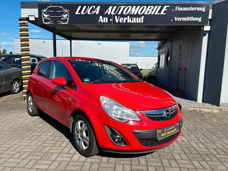Rot Gebraucht 2011 Opel Corsa Satellite Limousine | 1.790 € (Guter Preis) - Bild 1/4