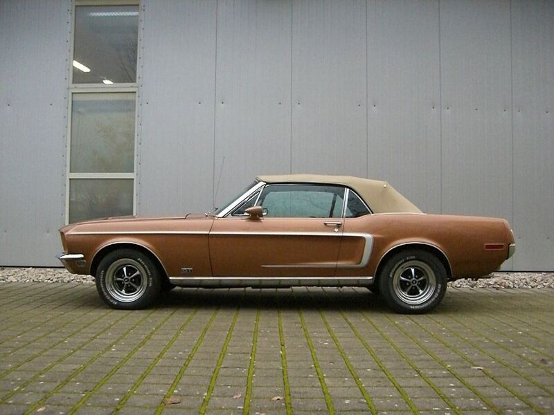 Gebraucht Ford Mustang GT 200 PS (147 kW) 1968 Braun Cabrio