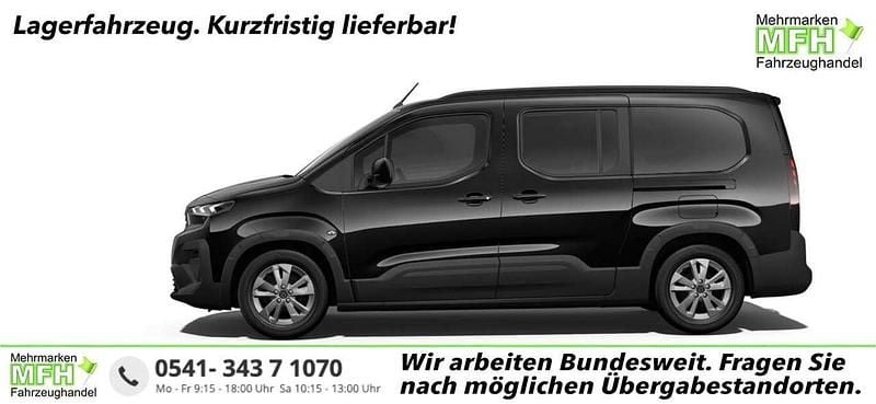Neu Peugeot Rifter Allure 131 PS (96 kW) 2025 Perla nera schwarz me... Van / Kleinbus