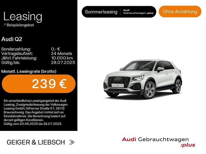 Tausilber metallic Gebraucht 2024 Audi Q2 Advanced SUV | 32.469 € (Etwas zu teuer) - Bild 1/4