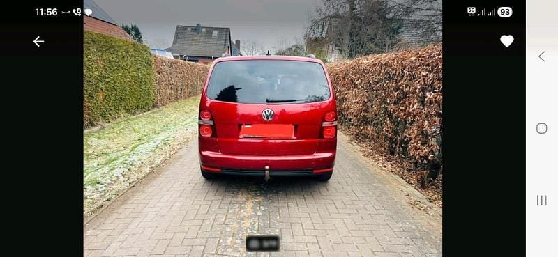 Gebraucht VW Golf Plus United 105 PS (77 kW) 2008 Rot Van / Kleinbus