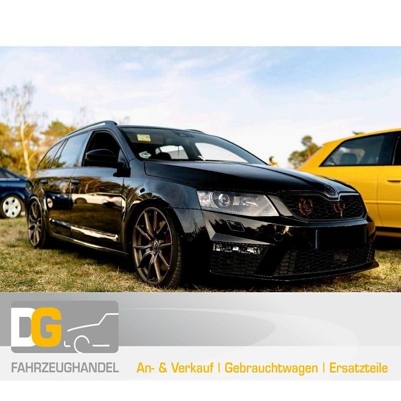 Schwarz Gebraucht 2015 Skoda Octavia RS Kombi | 17.990 € - Bild 1/4