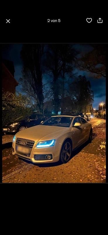 Grau Gebraucht 2008 Audi A5 S-Line Coupé | 6.400 € (Fairer Preis) - Bild 1/4