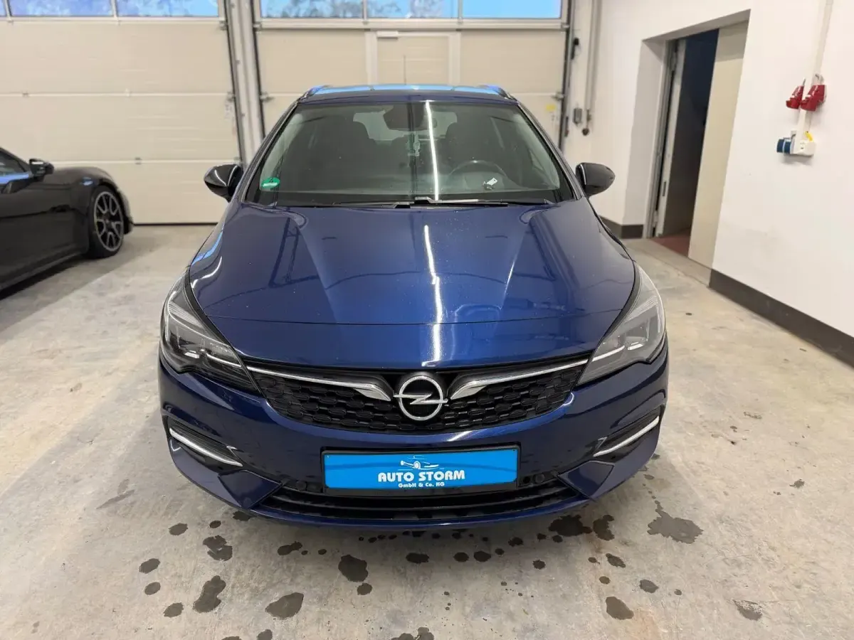 Gebraucht Opel Astra Business 122 PS (89 kW) 2021 Blau Kombi