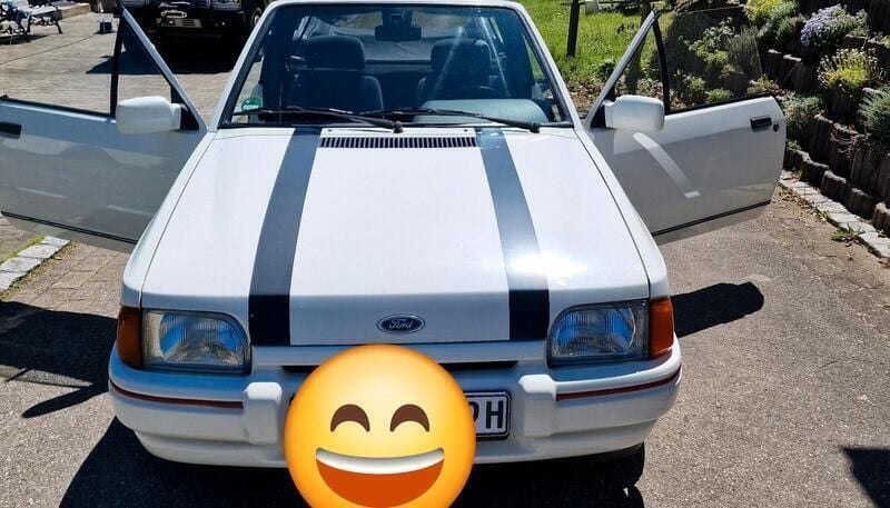 Weiß Gebraucht 1987 Ford Escort Cabriolet Cabrio | 5.999 € - Bild 1/4