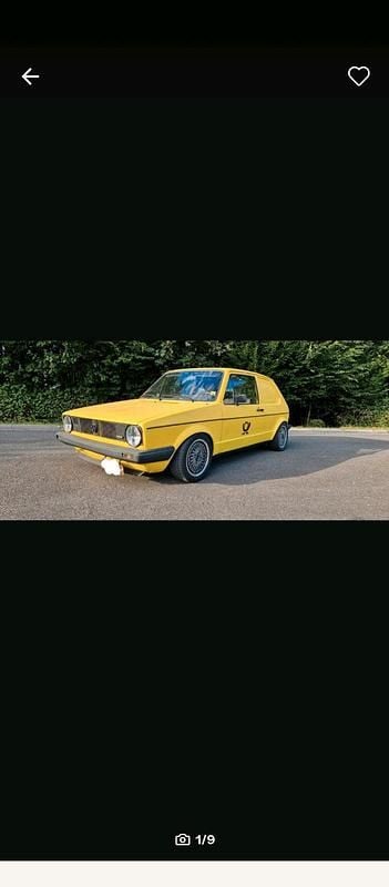 Gelb Gebraucht 1983 VW Golf I Limousine | 4.680 € - Bild 1/4