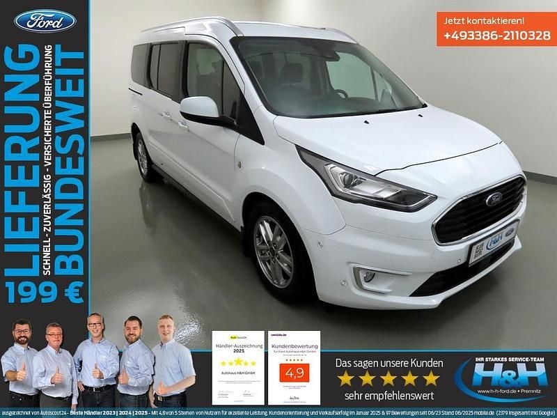 Frostweiß Gebraucht 2019 Ford Grand Tourneo Connect Titanium Van / Kleinbus | 16.940 € (Guter Preis) - Bild 1/4