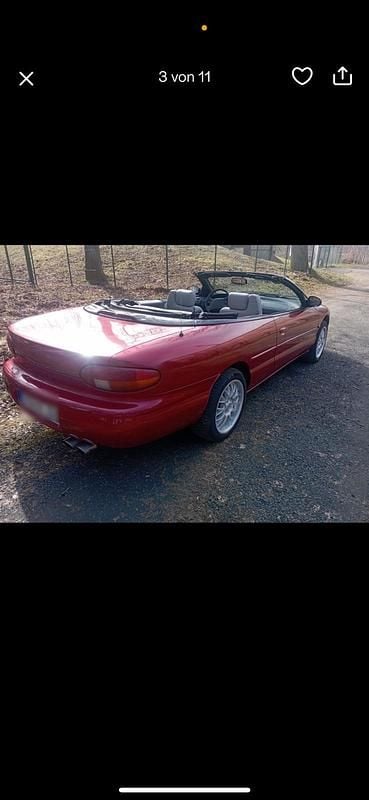 Gebraucht Chrysler Sebring Cabriolet 135 PS (99 kW) 1997 Rot Cabrio
