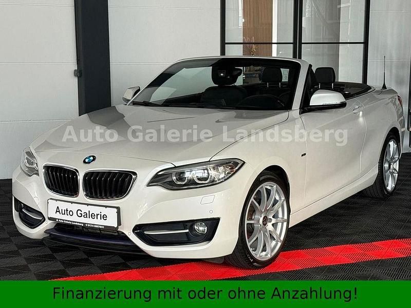 Weiß Gebraucht 2015 BMW 220 M Sport Cabrio | 16.890 € (Guter Preis) - Bild 1/4
