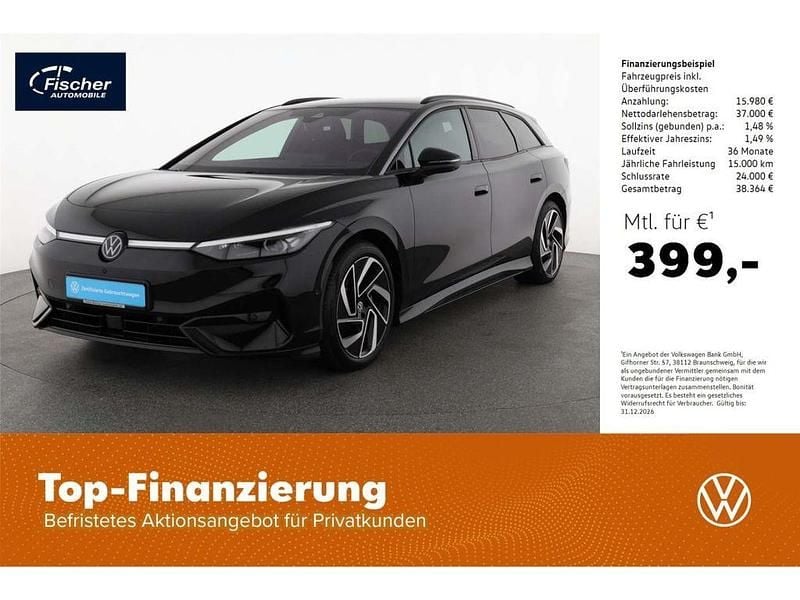 Gebraucht VW ID.7 Pro 210 kW (286 PS) 2025 Schwarz Kombi