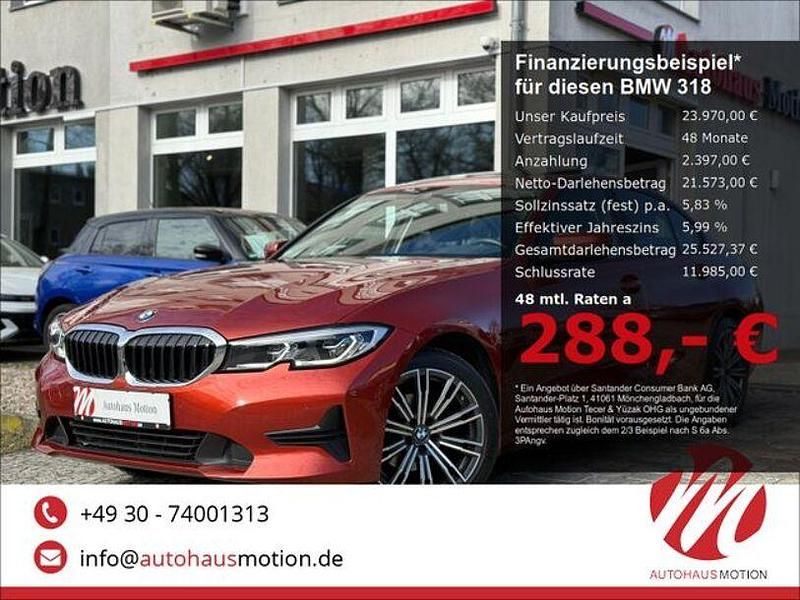 Gebraucht BMW 318 Advantage 150 PS (110 kW) 2019 Orange Limousine