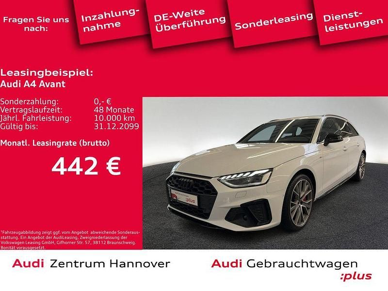 Gebraucht Audi A4 S-Line 265 PS (194 kW) 2023 Gletscherweiß metallic Kombi