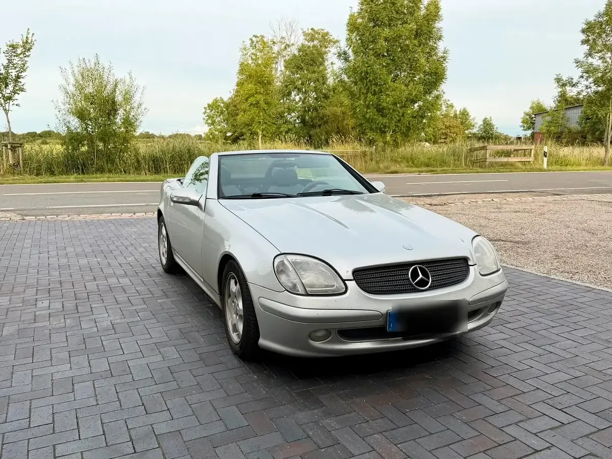 Gebraucht Mercedes SLK200 2001 Silber Cabrio
