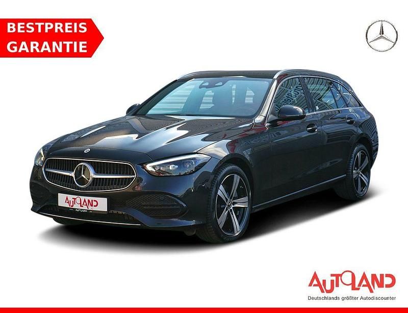 Grafitgrau metalliclack (metallic) Gebraucht 2021 Mercedes C200 Avantgarde Kombi | 36.990 € (Teuer) - Bild 1/4