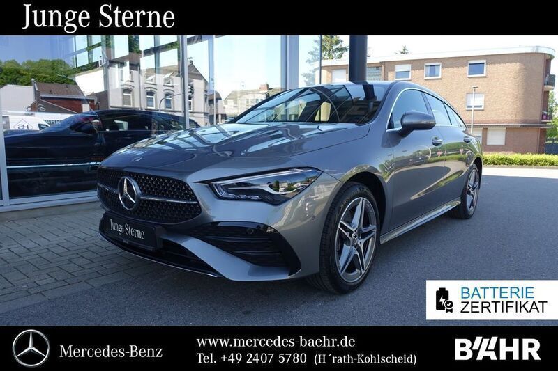 Lack mountaingrau Gebraucht 2024 Mercedes CLA250e Shooting Brake AMG Kombi | 34.450 € (Guter Preis) - Bild 1/4